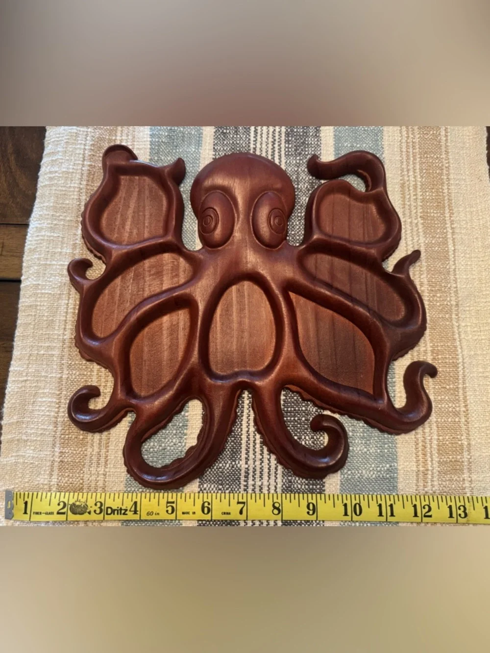 Octopus Charcuterie Board/ Trinket Tray - Picture 2 of 3